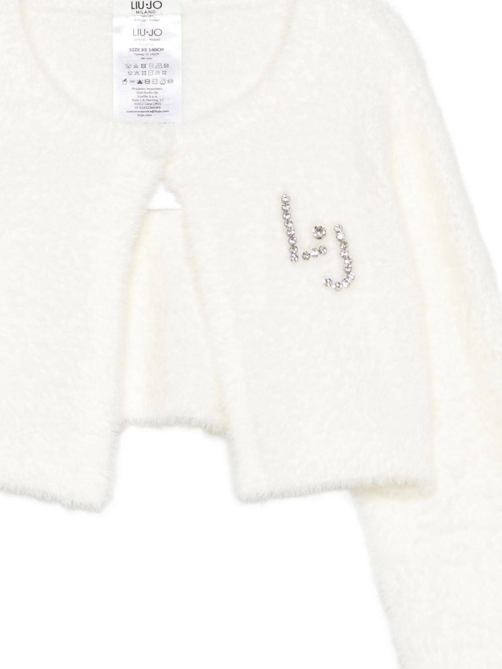 Cardigan bianco per bambina GF6110MA94O 10602 Liu Jo 