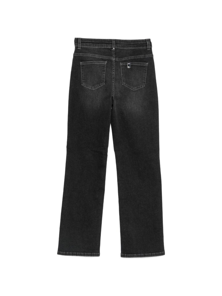 Jeans nero per bambina GF6125DS615 87031 Liu Jo 