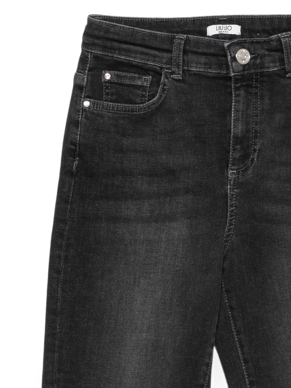 Jeans nero per bambina GF6125DS615 87031 Liu Jo 