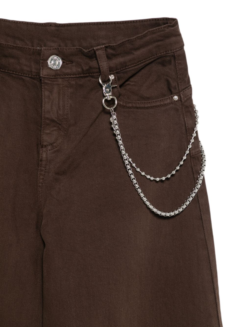 Jeans marrone per bambina GF6146T744A 90915 Liu Jo 