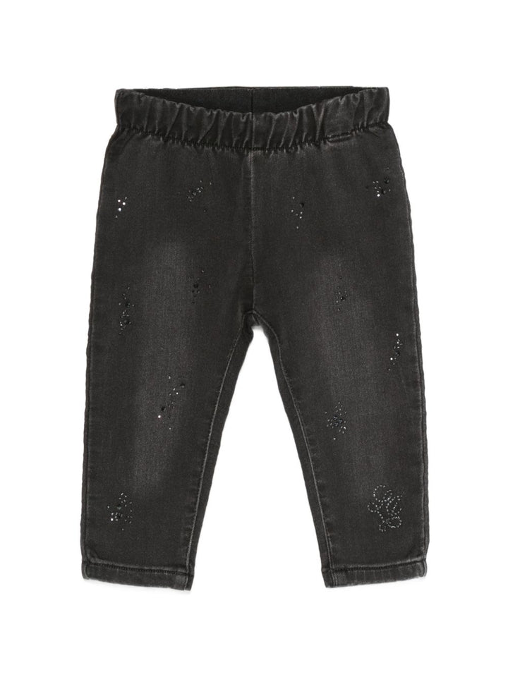 Jeans nero per neonata HF6016D5046 87534 Liu Jo 
