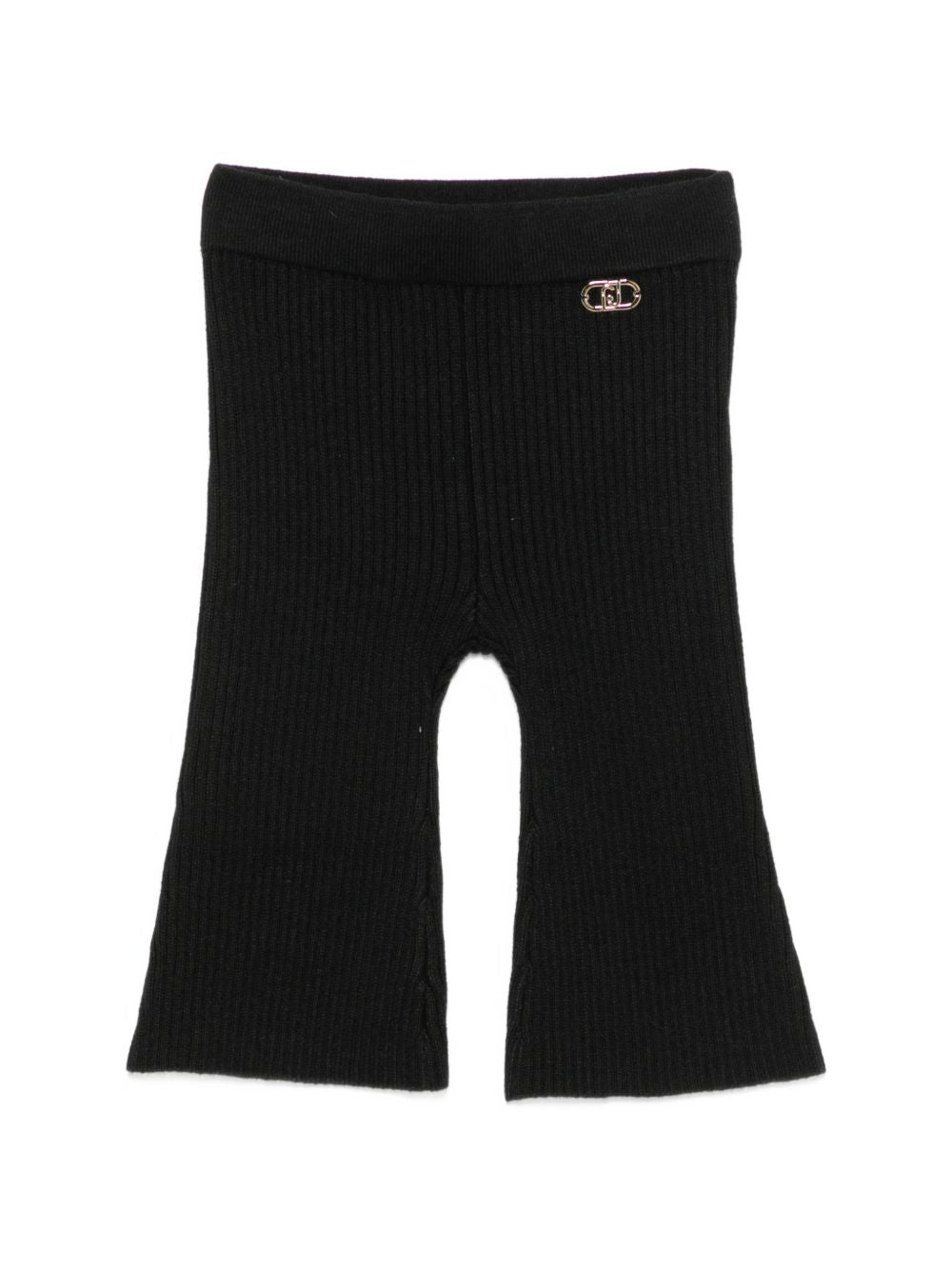 Leggings neri per neonata HF6044MA07E 22222 Liu Jo 