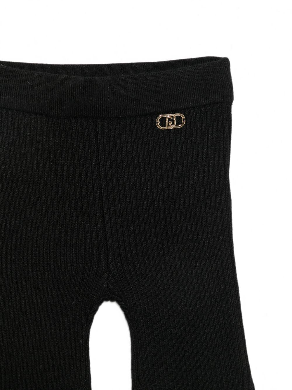 Leggings neri per neonata HF6044MA07E 22222 Liu Jo 