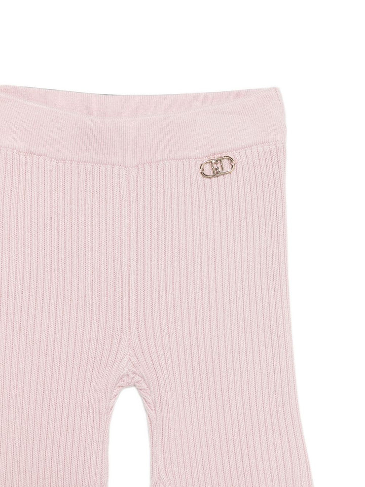 Leggings rosa per neonata HF6044MA07E 52706 Liu Jo 