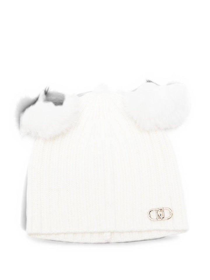 Cappello bianco neve per bambina HF6045MA07E 10602 Liu Jo 