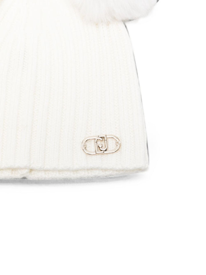 Cappello bianco neve per bambina HF6045MA07E 10602 Liu Jo 