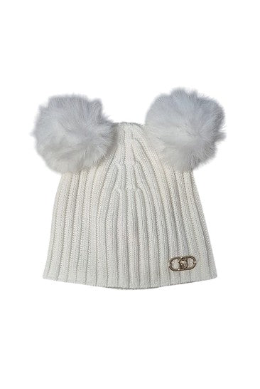 Cappello bianco neve per bambina HF6045MA07E 10602 Liu Jo 