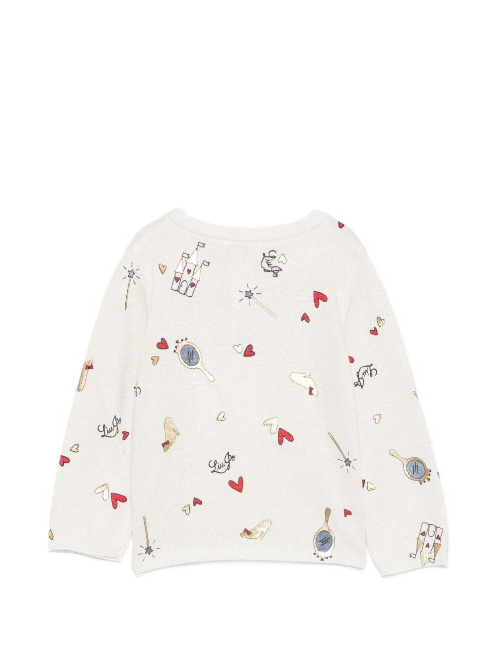 Cardigan latte per neonata HF6067MA07E DDX08 Liu Jo 