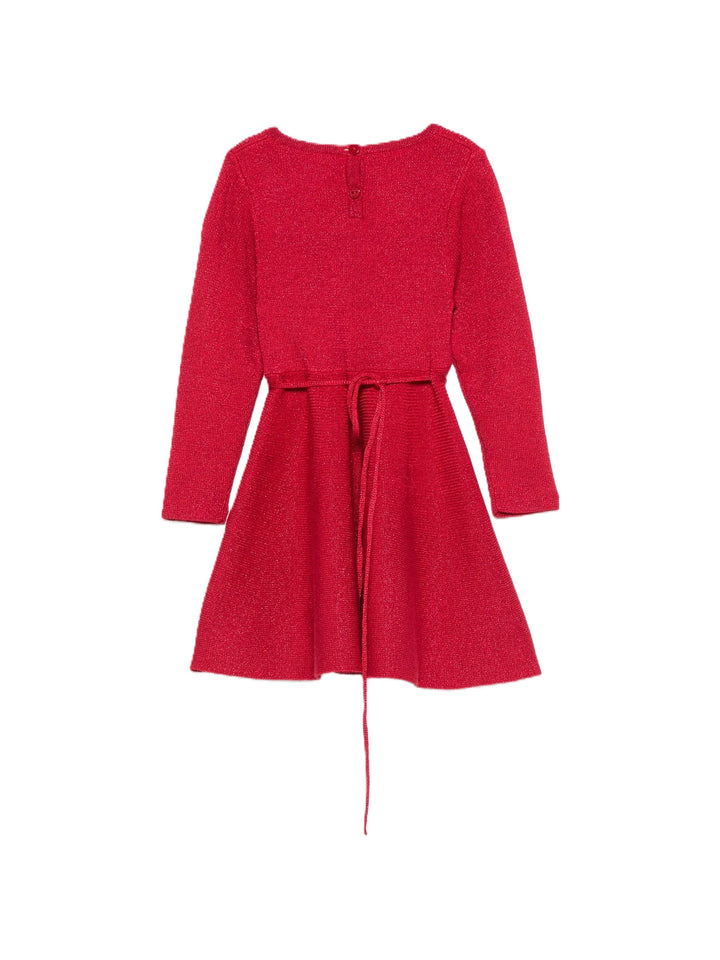 Abito rosso per neonata HF6074MS49I A4403 Liu Jo 