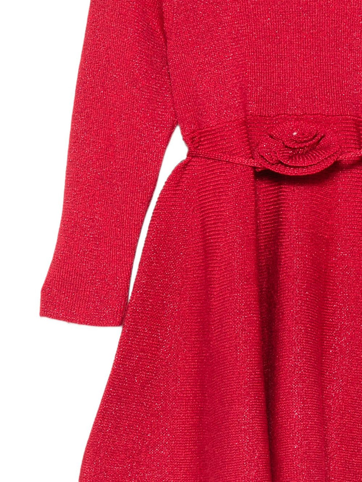 Abito rosso per neonata HF6074MS49I A4403 Liu Jo 