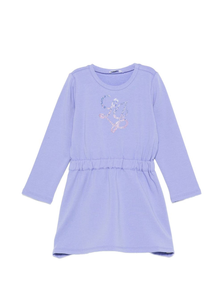Abito lilla per bambina KF6014FS724 L9397 Liu Jo 