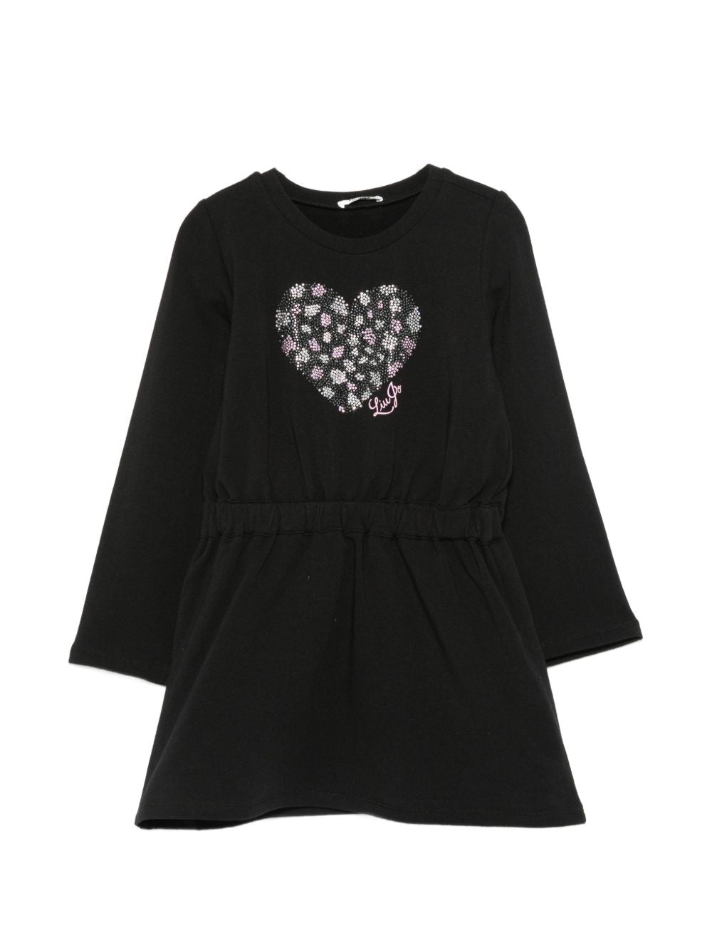Abito nero per bambina KF6014FS724 S9912 Liu Jo 