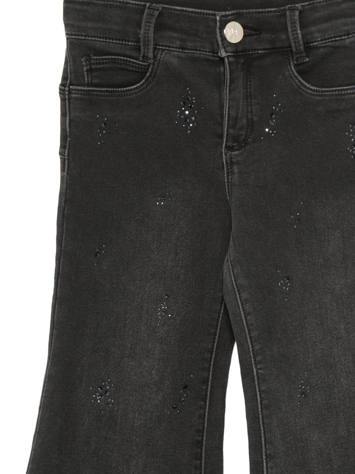 Jeans nero per bambina KF6029D5046 87534 Liu Jo 