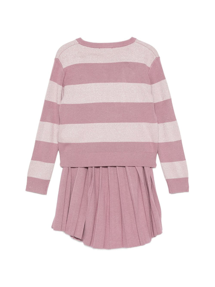 Completo lilac chiaro per bambina KF6056MS49I DDX07 Liu Jo 