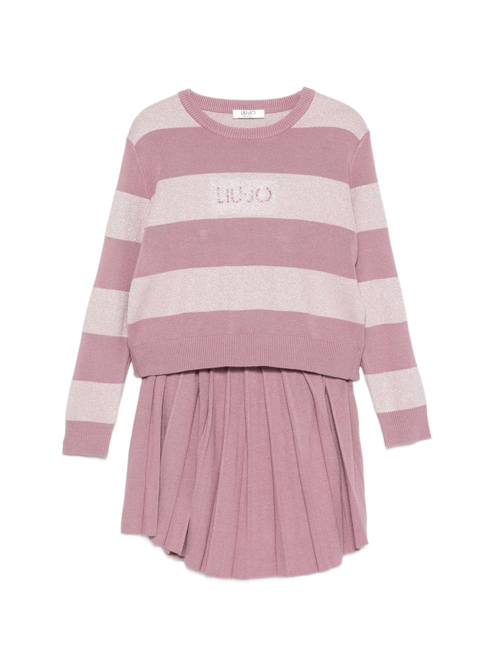 Completo lilac chiaro per bambina KF6056MS49I DDX07 Liu Jo 