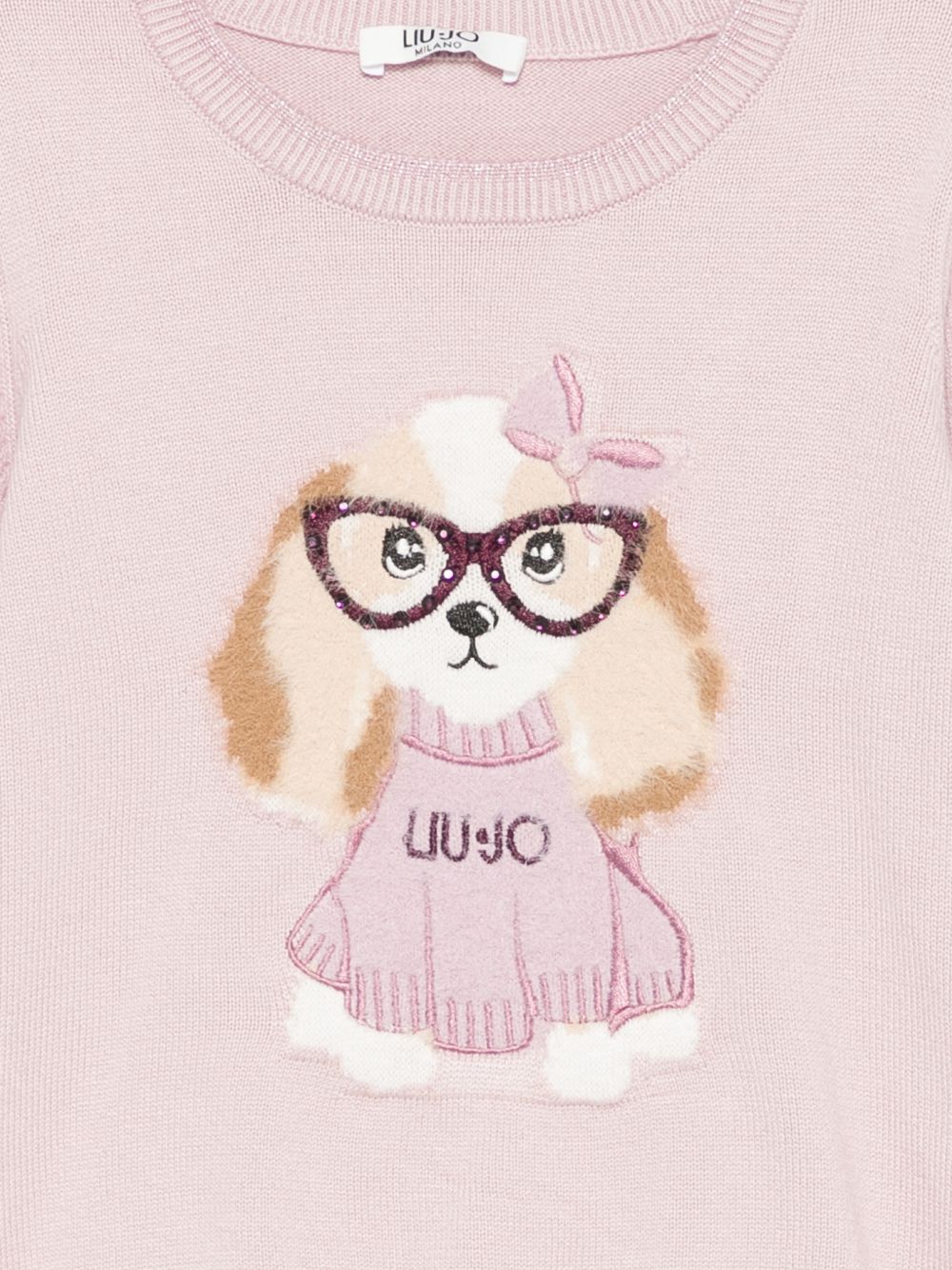 Maglione lilla chiaro per bambina KF6059MA07E L9697 Liu Jo 