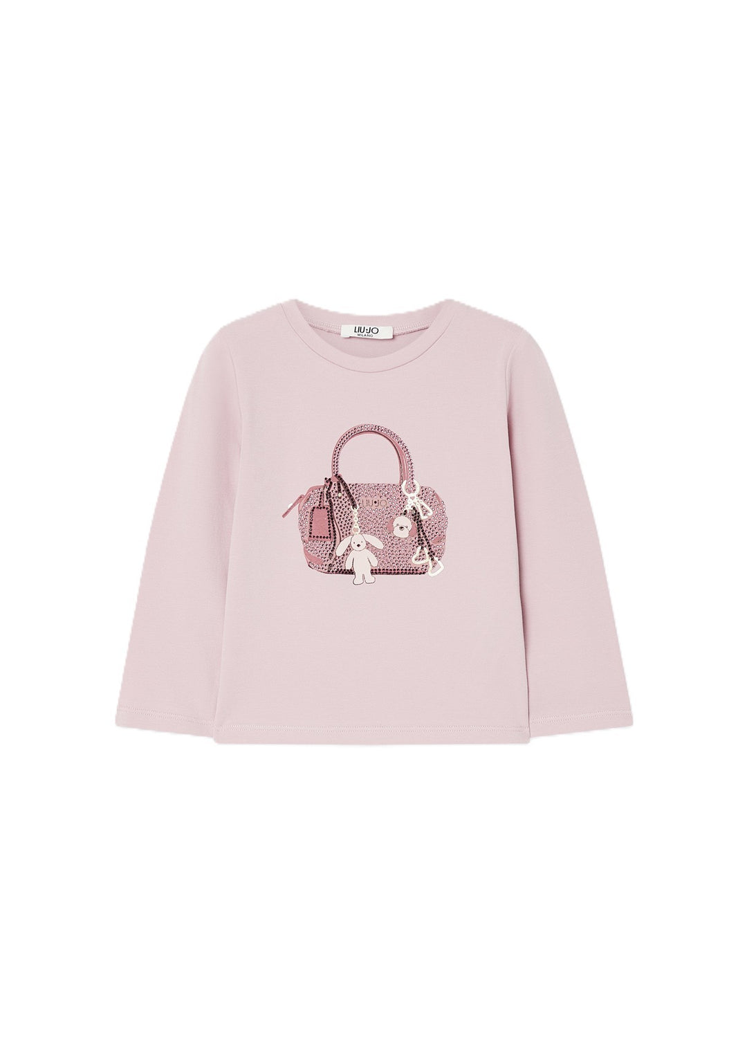 T-shirt lilla per neonata KF6063JS003 L9277 Liu Jo 