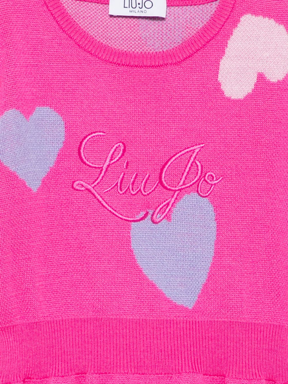Abito rosa per bambina KF6085MA22S X0783 Liu Jo 