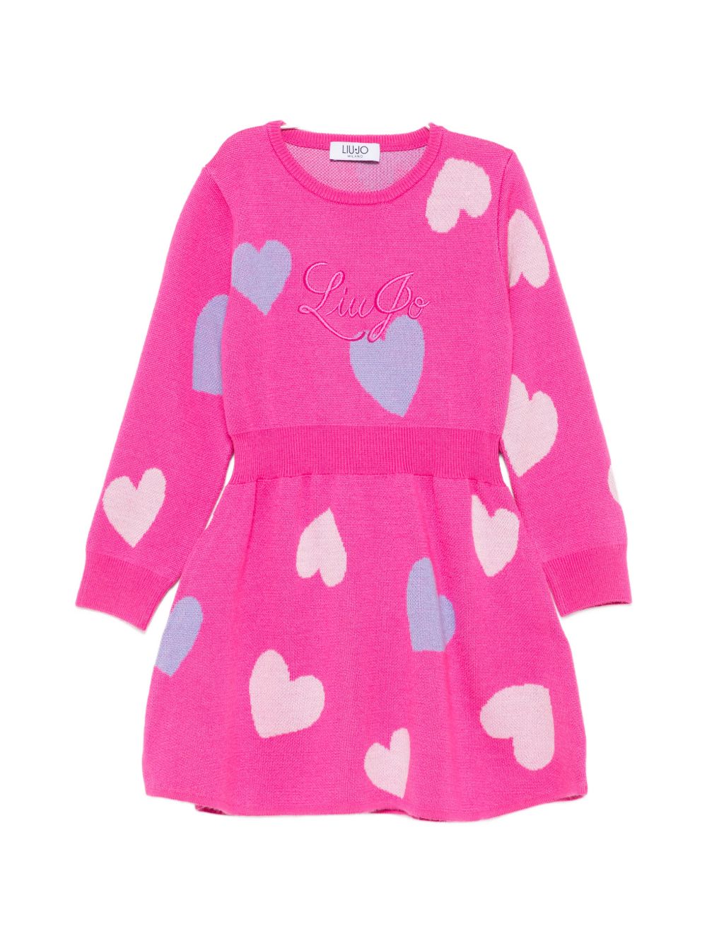 Abito rosa per bambina KF6085MA22S X0783 Liu Jo 