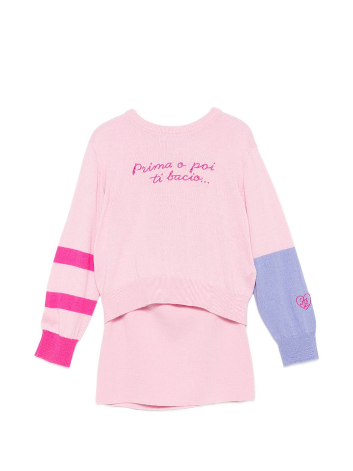 Completo rosa per bambina KF6086MA22S X0638 Liu Jo 