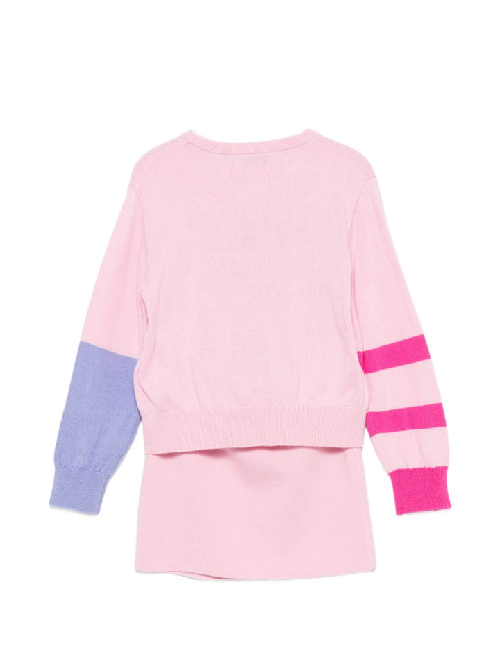 Completo rosa per bambina KF6086MA22S X0638 Liu Jo 