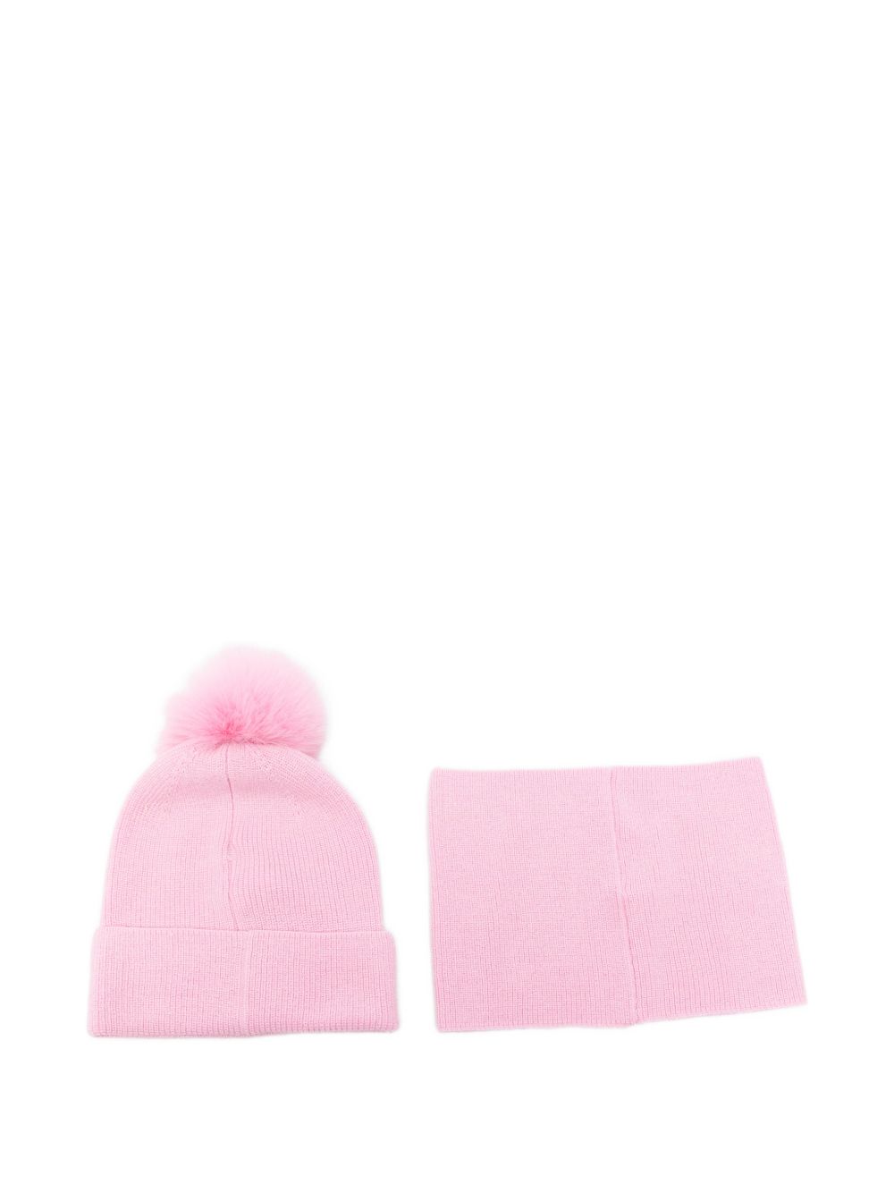 Kit cappello/collo rosa per bambina KF6091MA22S X0638 Liu Jo 