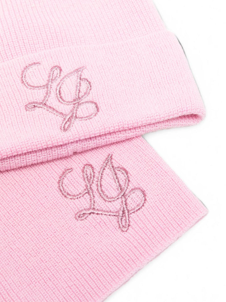 Kit cappello/collo rosa per bambina KF6091MA22S X0638 Liu Jo 