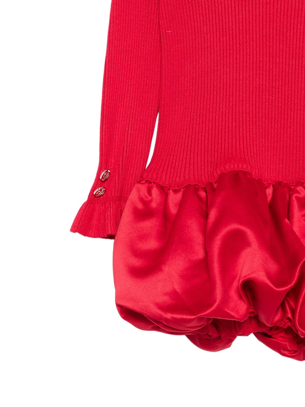 Abito rosso per bambina KF6107MS49I X0402 Liu Jo 