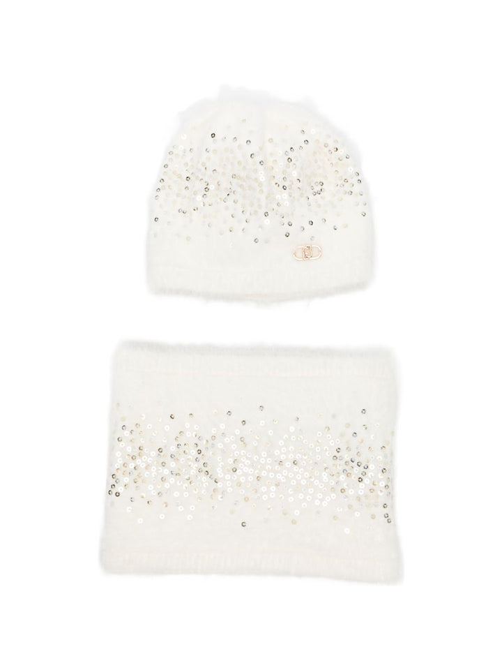 Cappello bianco neve per bambina KF6109MA94O 10602 Liu Jo 