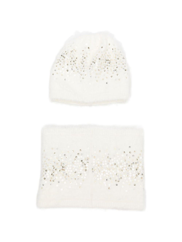 Cappello bianco neve per bambina KF6109MA94O 10602 Liu Jo 