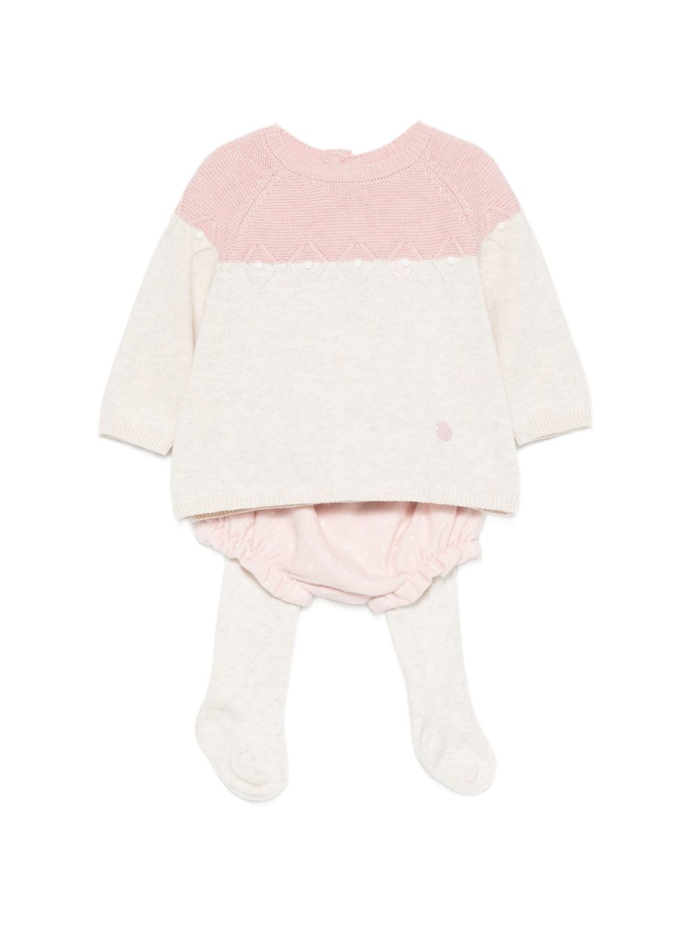 Completo sportivo bianco/rosa per neonata 2264 071 MAYORAL 