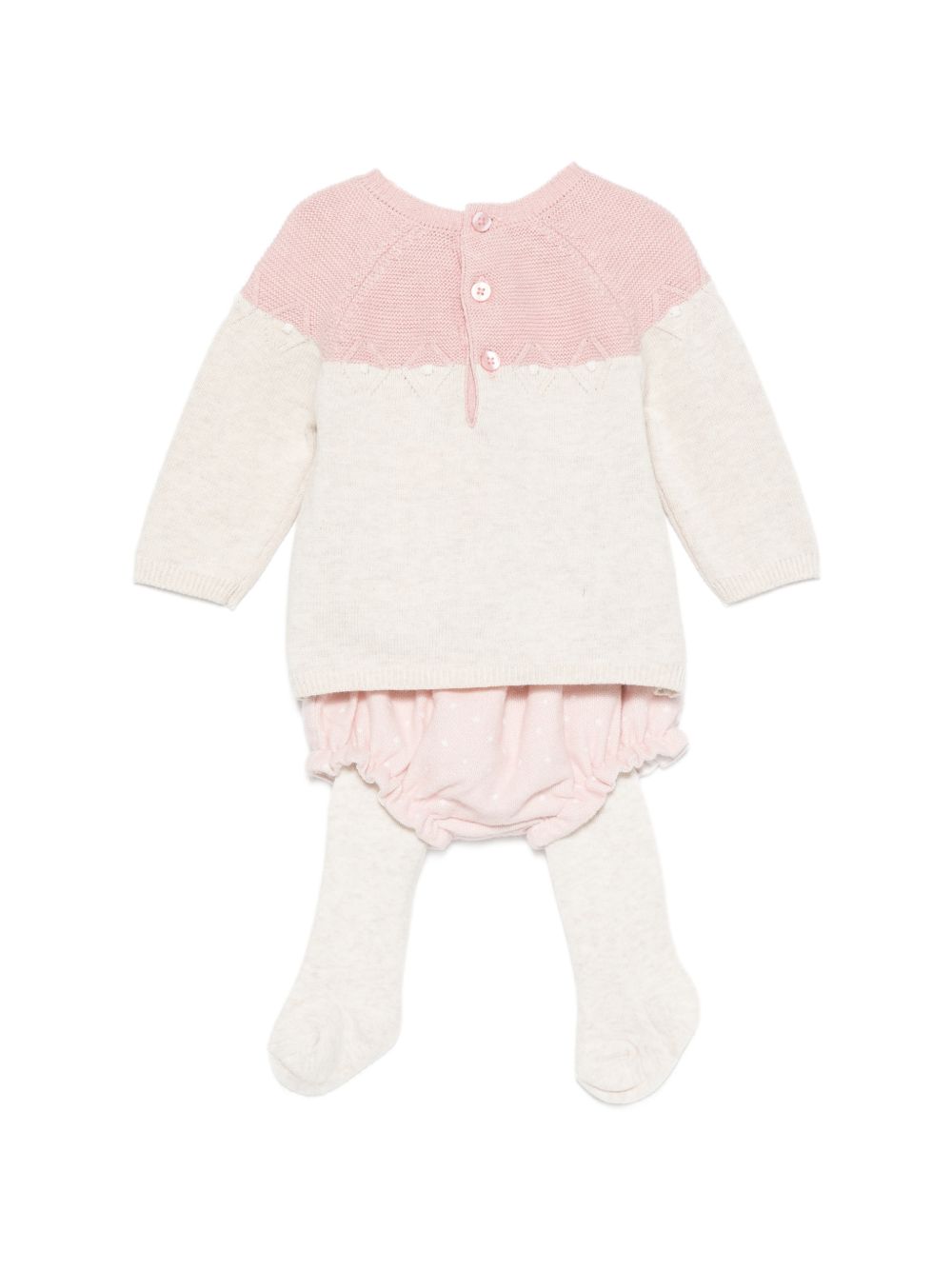 Completo sportivo bianco/rosa per neonata 2264 071 MAYORAL 
