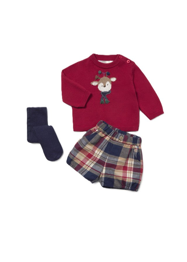 Completo rosso/blu per neonato 2265 026 MAYORAL 
