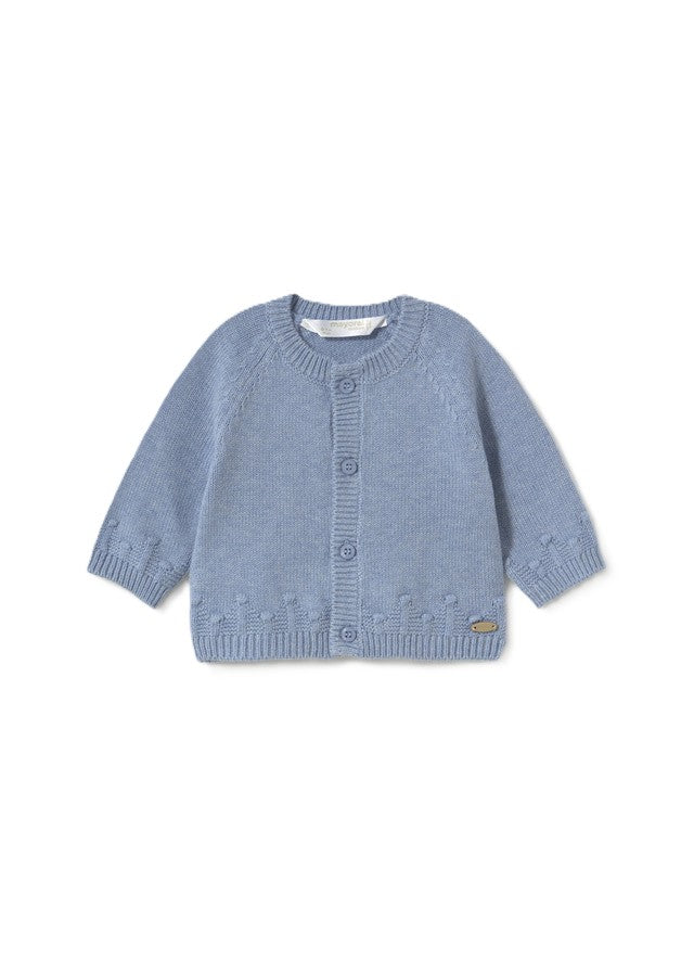 Cardigan azzurro per neonata 2304 042 MAYORAL 