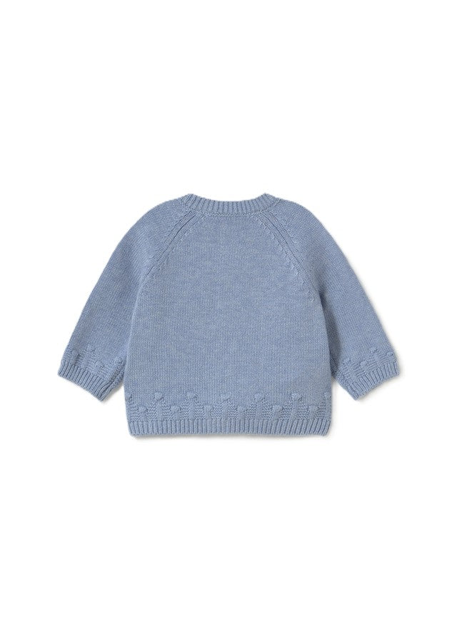Cardigan azzurro per neonata 2304 042 MAYORAL 