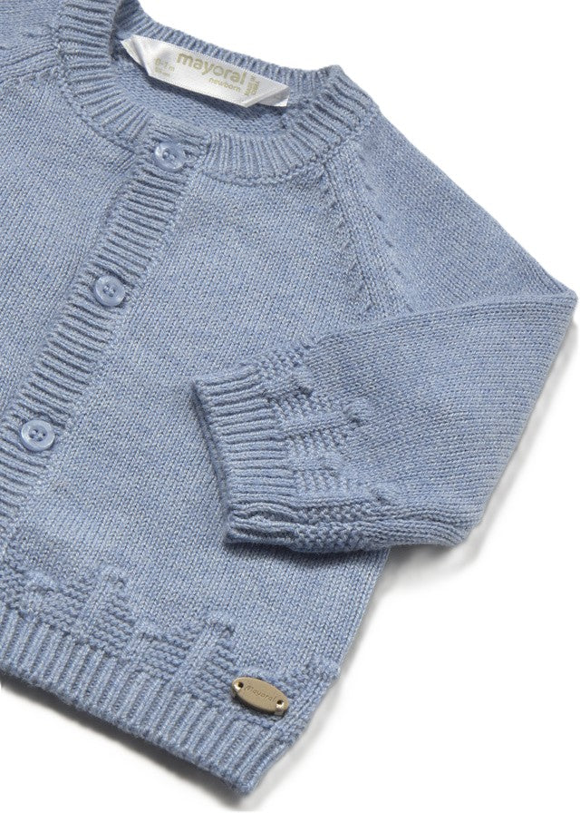Cardigan azzurro per neonata 2304 042 MAYORAL 