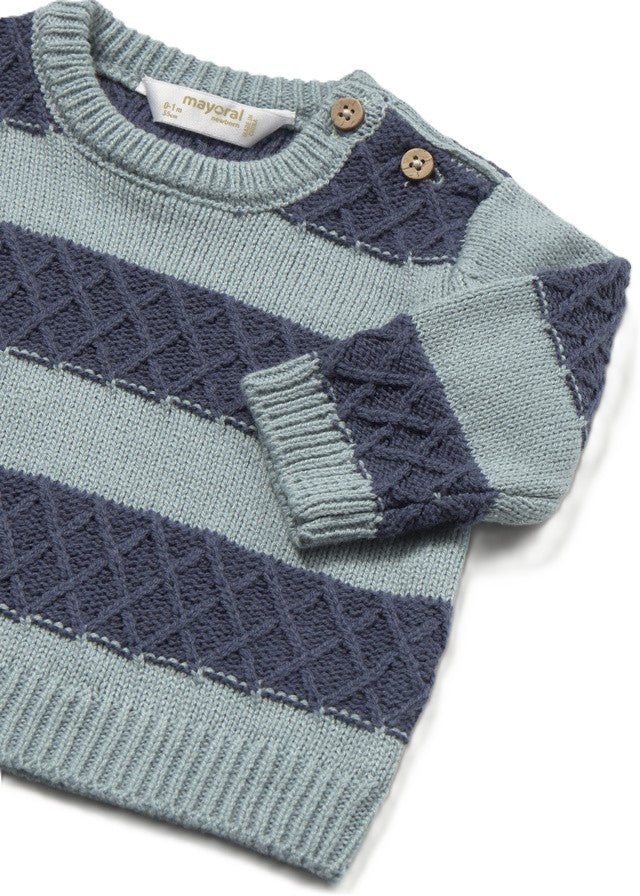 Maglione blu/azzurro per neonato 2305 047 MAYORAL 