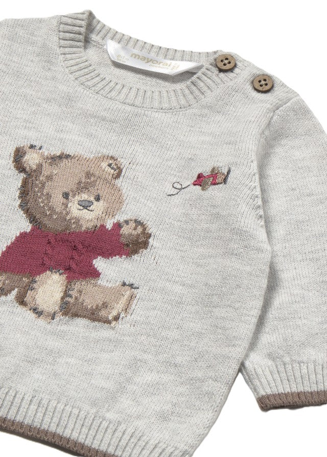 Maglione grigio per neonato 2369 050 MAYORAL 