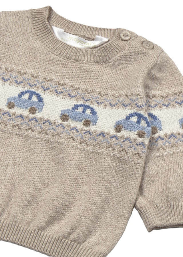 Maglione marrone per neonato 2369 051 MAYORAL 