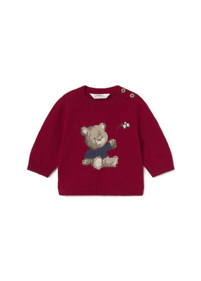Maglione rosso per neonato 2369 052 MAYORAL 