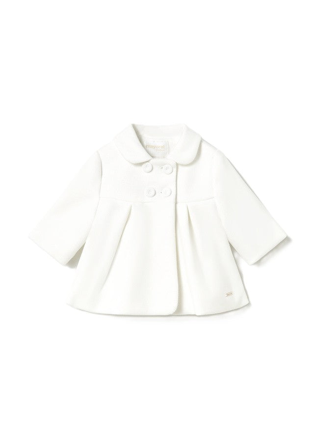 Cappotto ecrù per neonata 2407 011 MAYORAL 