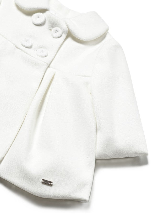 Cappotto ecrù per neonata 2407 011 MAYORAL 