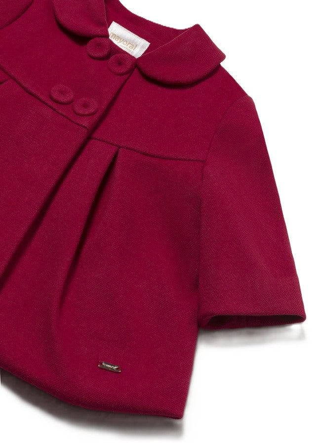 Cappotto rosso per neonata 2407 013 MAYORAL 