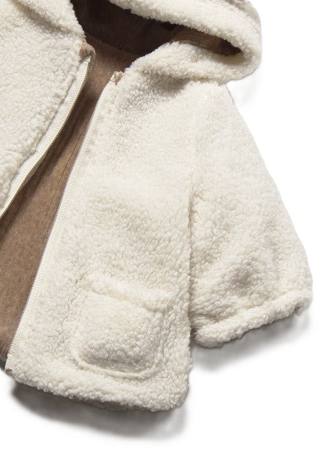 Giubbotto marrone/beige per neonato 2412 057 MAYORAL 