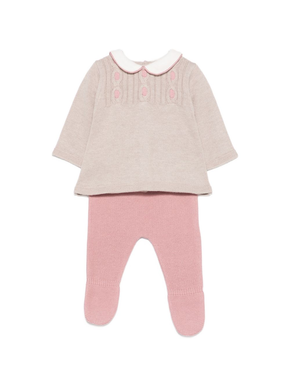 Completo rosa/beige/bianco per neonata 2501 093 MAYORAL 