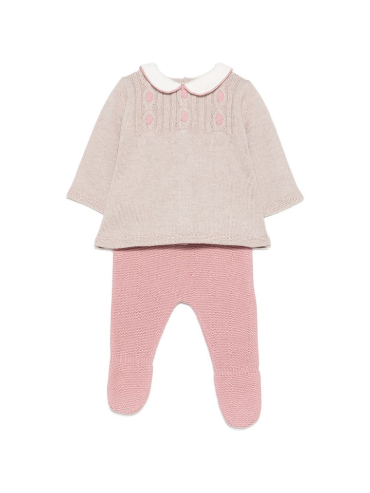 Completo rosa/beige/bianco per neonata 2501 093 MAYORAL 