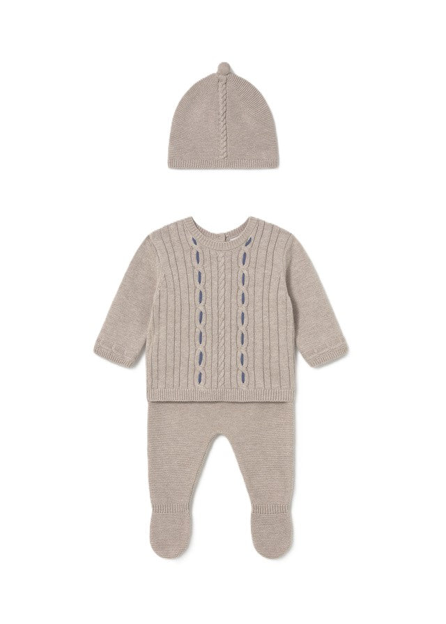 Completo beige per neonata 2503 050 MAYORAL 