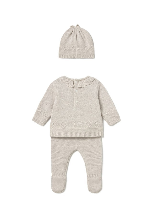 Completo beige per neonata 2513 027 MAYORAL 
