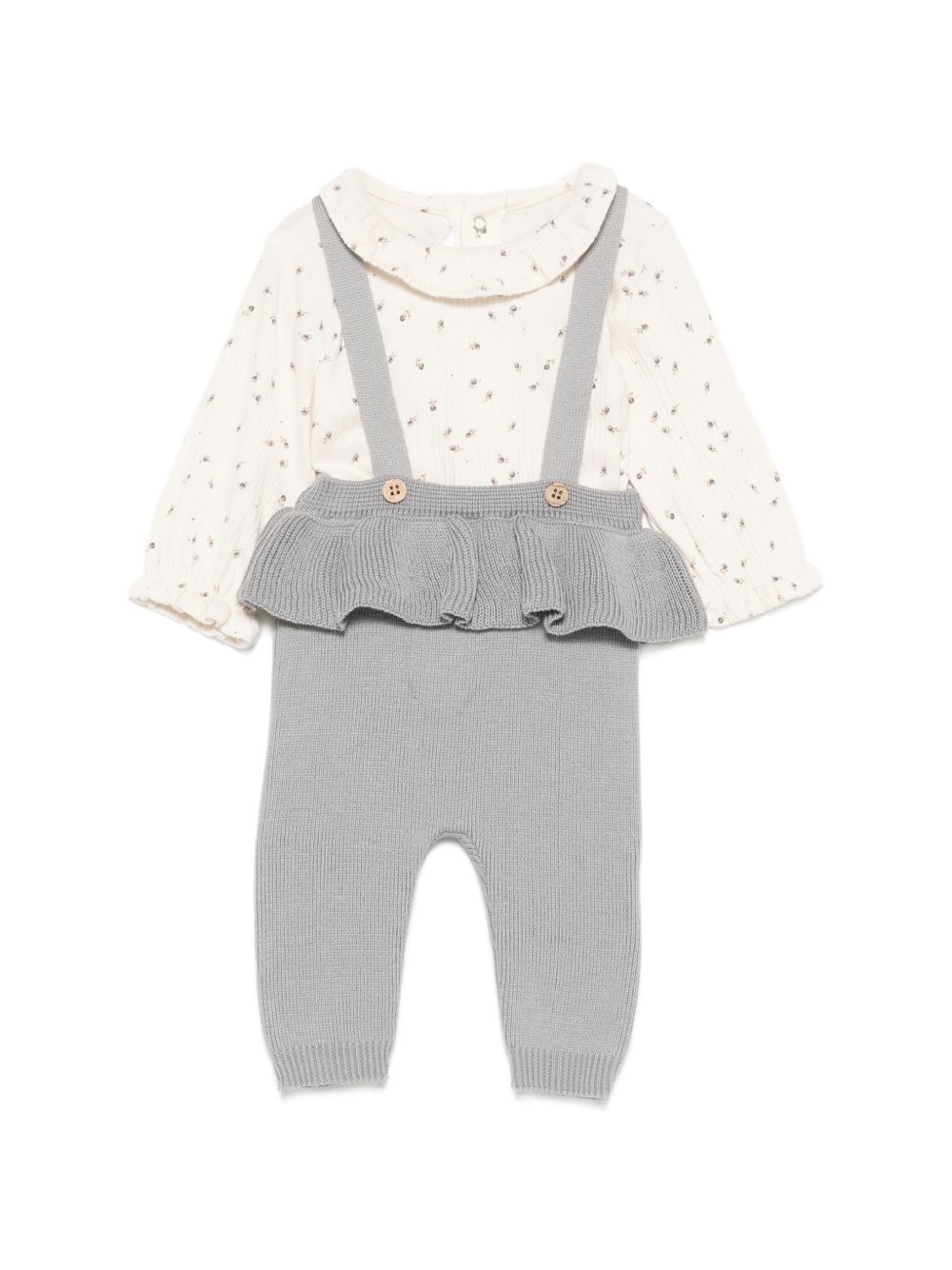 Completo ecru/grigio per neonata 2516 034 MAYORAL 