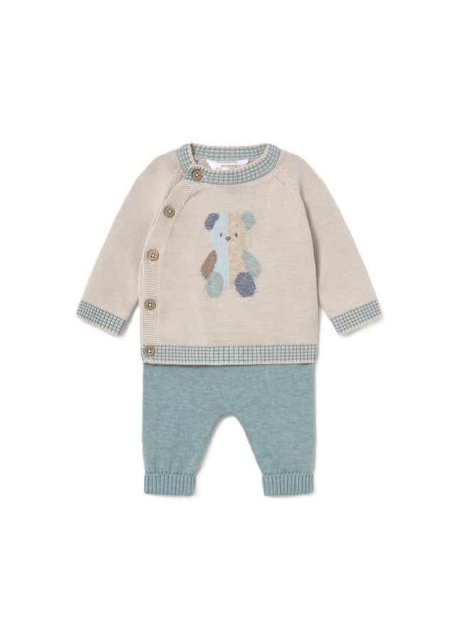 Completo beige/celeste per neonato 2523 069 MAYORAL 